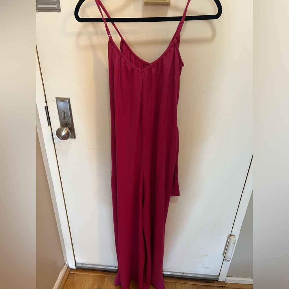 Women's pink pant jumpsuit